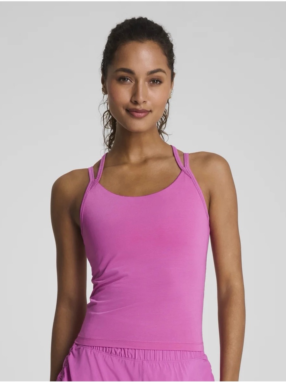 SPANX BOOSTUP SCOOP NECK SHELF TANK IN AURORA size xl